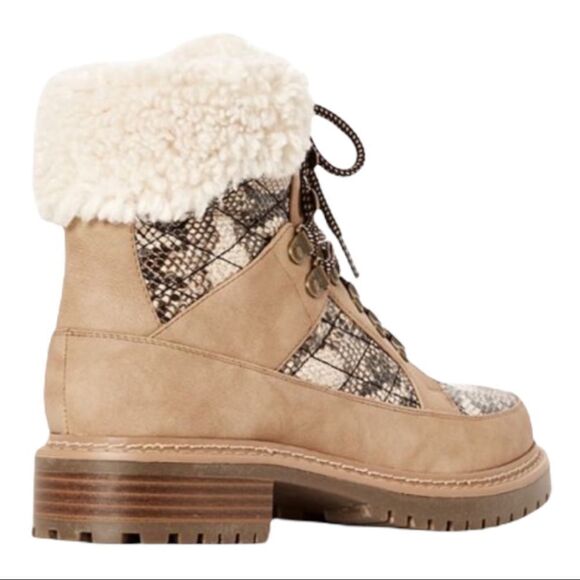 NEW JustFab Venice Hiker Lace-Up Boots Womens Sz 8.5 - Picture 4 of 11